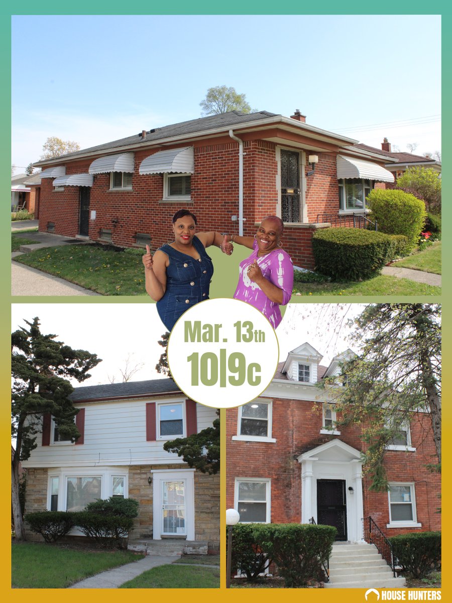 pietowntv's tweet image. Tonight on #HouseHunters🎰
After hitting a casino jackpot, a woman now looks to buy her #FirstHome in #Detroit. Her daughter's her agent who wants to keep things practical, but Mom's in full #YOLO mode, and her wish list may clash with real estate reality.

10|9c on @HGTV 🎲