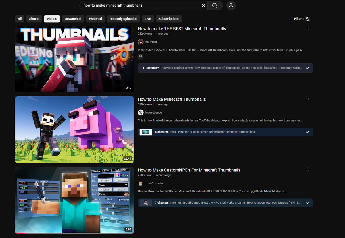 Eu n sou contra IA como FERRAMENTA pq ela é muito util principalmente no meu trabalho. mas meter o loco falando q usa IA 100% na thumb pq n tem dinheiro pra pagar um thumbmaker n me desce. 
 
tu n precisa pagar um thumbmaker, tem muito tutorial no youtube q ajuda nisso +