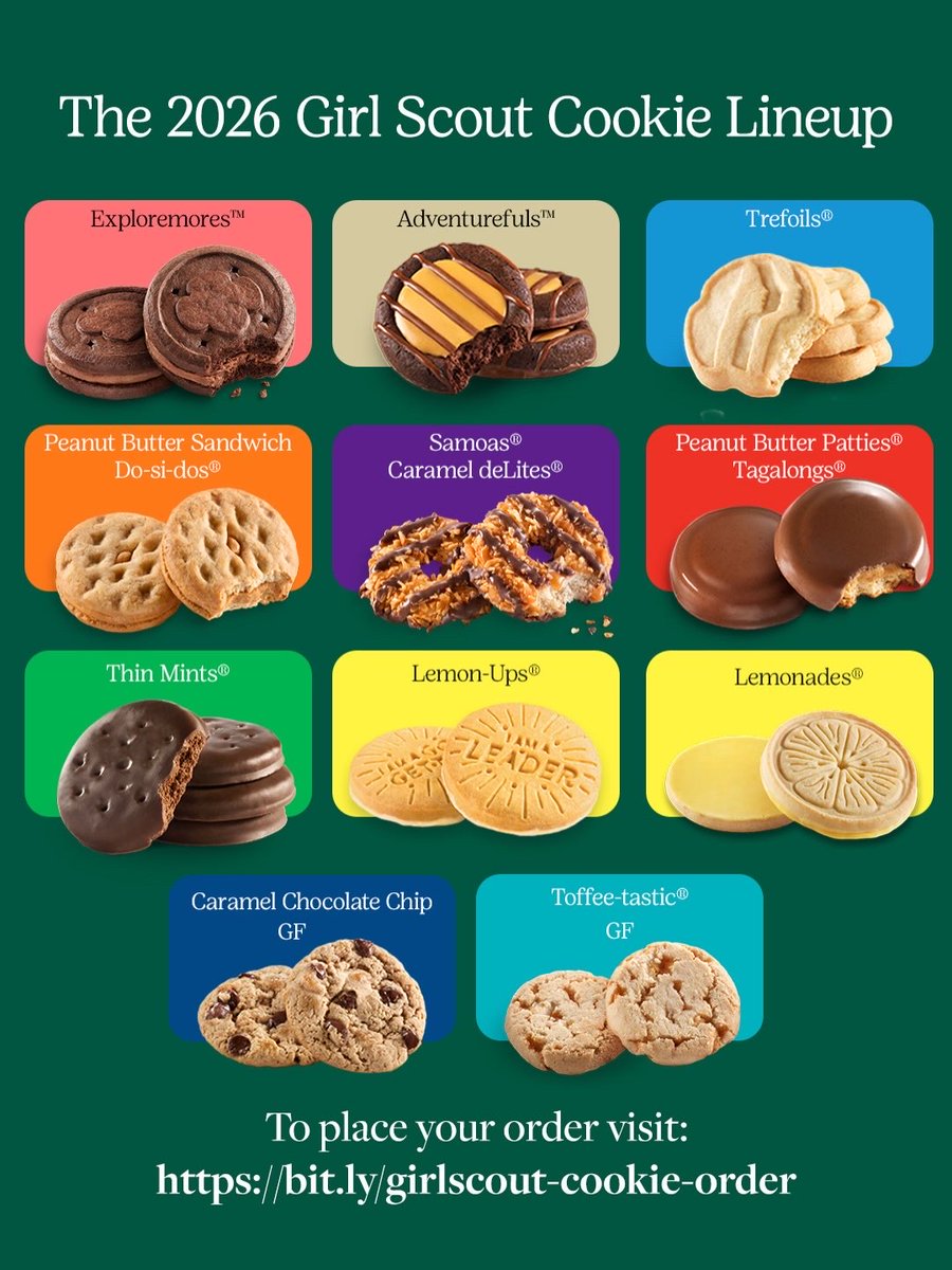 ChrisLiskiewicz's tweet photo. Girl Scout Cookie SZN 🍪

My daughter Collins is chasing a BIG goal this year.

If you want cookies shipped directly to your doorstep here's a link to get all your favorites ⤵️

https://t.co/5YUsxDVTOO

Thin Mints in the freezer = elite life decision. https://t.co/0P5uSgCPYV