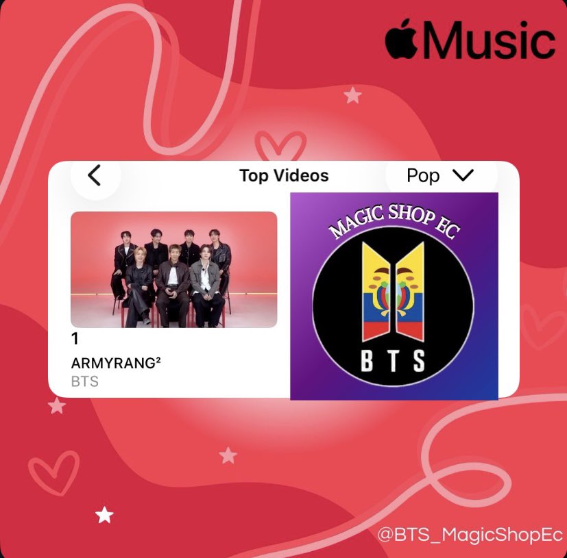 BTS_MagicShopEc's tweet photo. 🇪🇨ECU-ARMY🇪🇨
Am I proud? Hell yeah 🤩. #BoyInLuv sigue escalando e ingreso en Pop; el video de #BTS_ARIRANG también debuta 1 🥳.
https://t.co/DhctUnR78E
https://t.co/1keXh2IQjH https://t.co/NseD6JHzKt