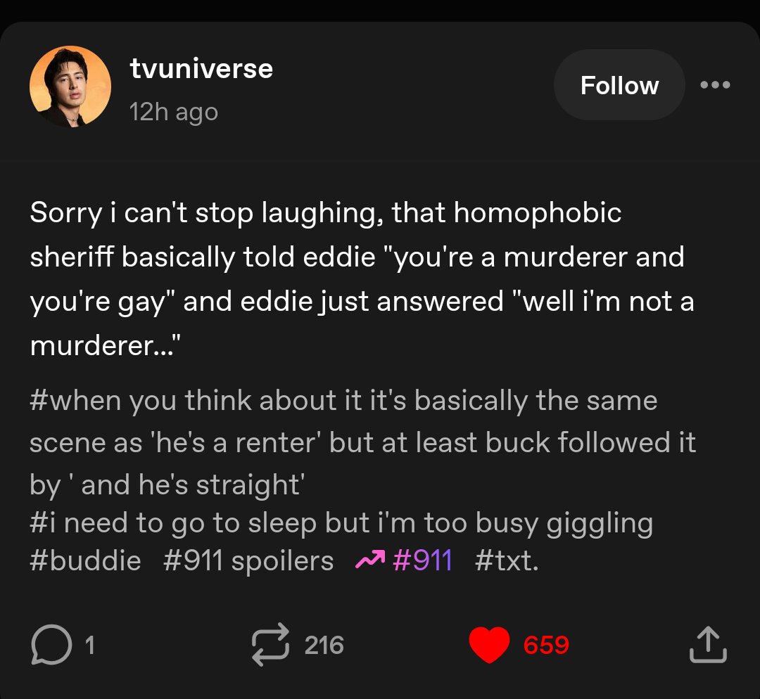 I'm cracking up. characters of all time nobody does it like them