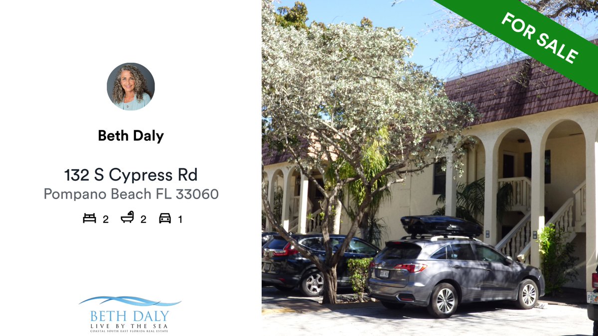 FLHomeSales's tweet photo. 🛌 2 🛀 2 🚘 1
📍 132 S Cypress Rd, Pompano Beach, FL, 33060

My latest listing on RateMyAgent.
FL Realtors BK0667493
https://t.co/ctcKb2WCvp

...
#ratemyagent #realestate https://t.co/GPJicHGAaz