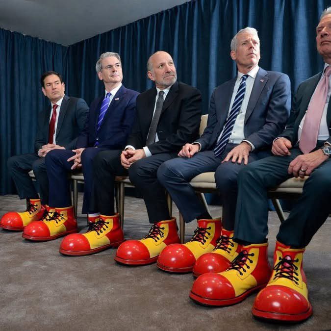 fcretired's tweet image. #DV1 #DemsUnited
#IFB

Looks like they’re waiting
for the clown makeup artist
to arrive

Meet the tRump clowns

The circus has started

In case you haven’t heard
That “excursion” turned out to be an “INCURSION” violating Iran’s Sovereignty

He thought hit &amp;amp; run
Turns out
It’s
WAR