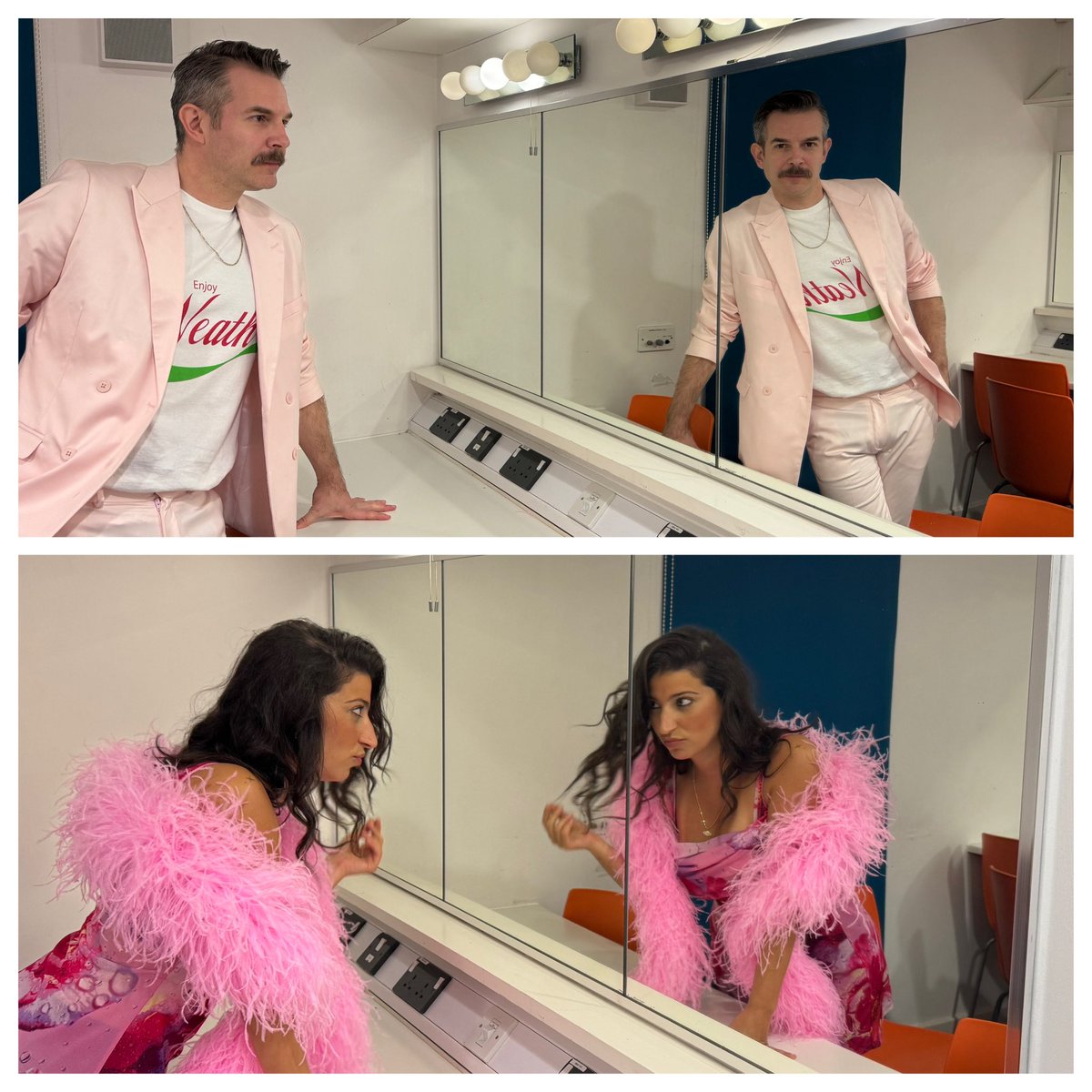 brightlightx2's tweet photo. Thank you Neath we loved being pretty in pink! We’re here for LONDON TONIGHT then 4 more shows this coming week!

https://t.co/POerIxmDMX

6pm doors
7pm Ariana 
7.45pm Bright Light Bright Light https://t.co/A8Gb0ajCO6