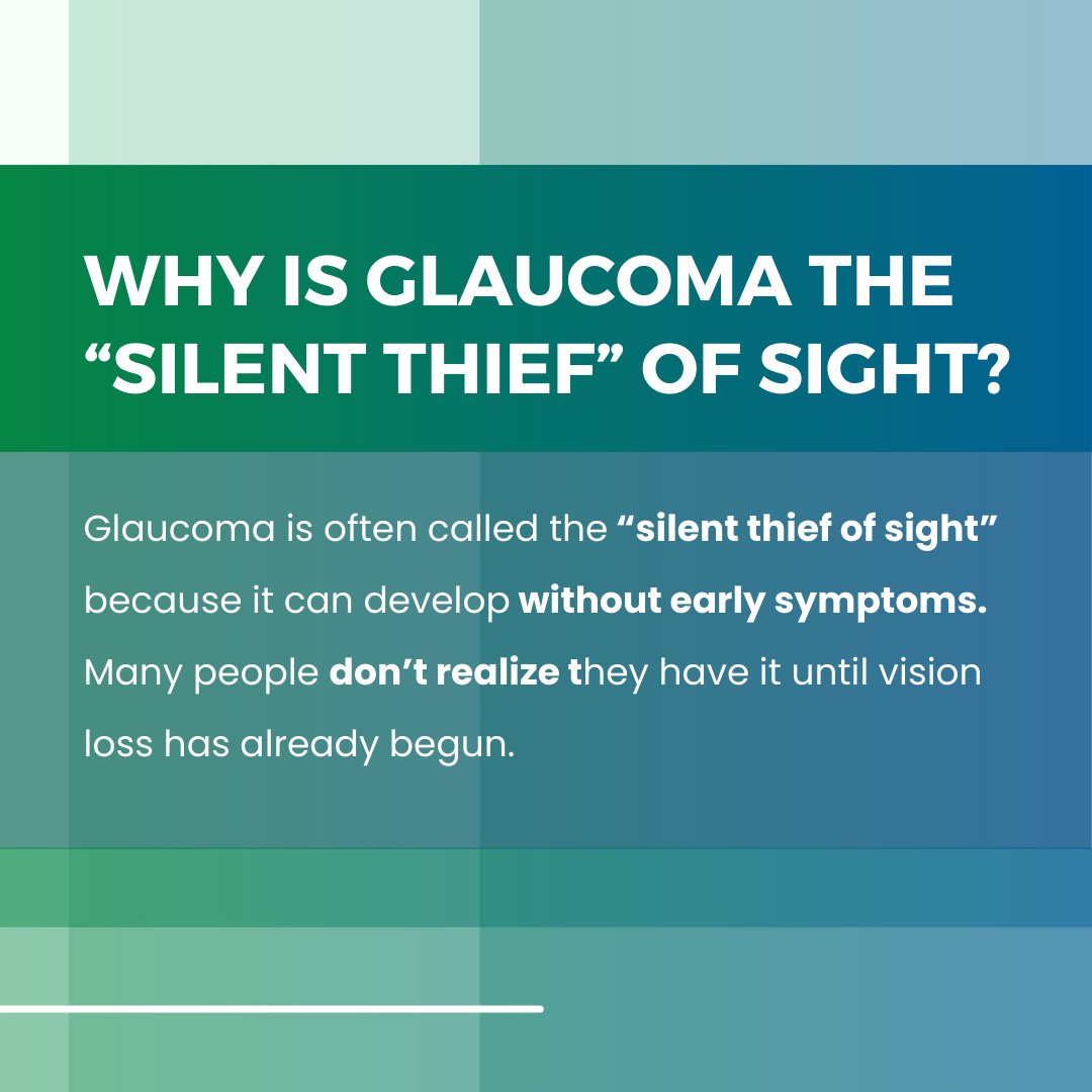 NVA_Vision's tweet photo. Glaucoma is often called the “silent thief of sight”—but why? 👁️

Swipe to learn more, and read the full blog: https://t.co/XfAw2bOZBR

#nva #visioncare #visionhealth #glaucoma https://t.co/hIiFViwT42
