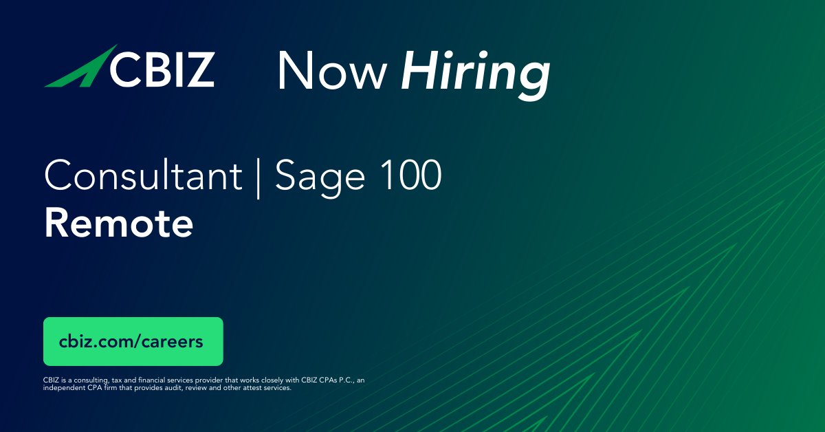 CBIZ Careers tweet media