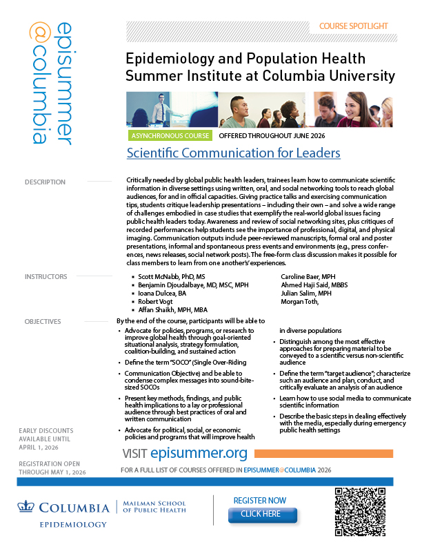 Columbia Epidemiology tweet media