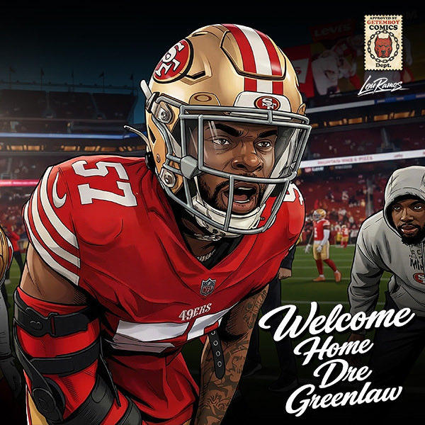 GETEMBOY's tweet image. Welcome Home Big Play Dre! 💪🏽 @DreGreenlaw #GETEMBOY #49ers #FTTB