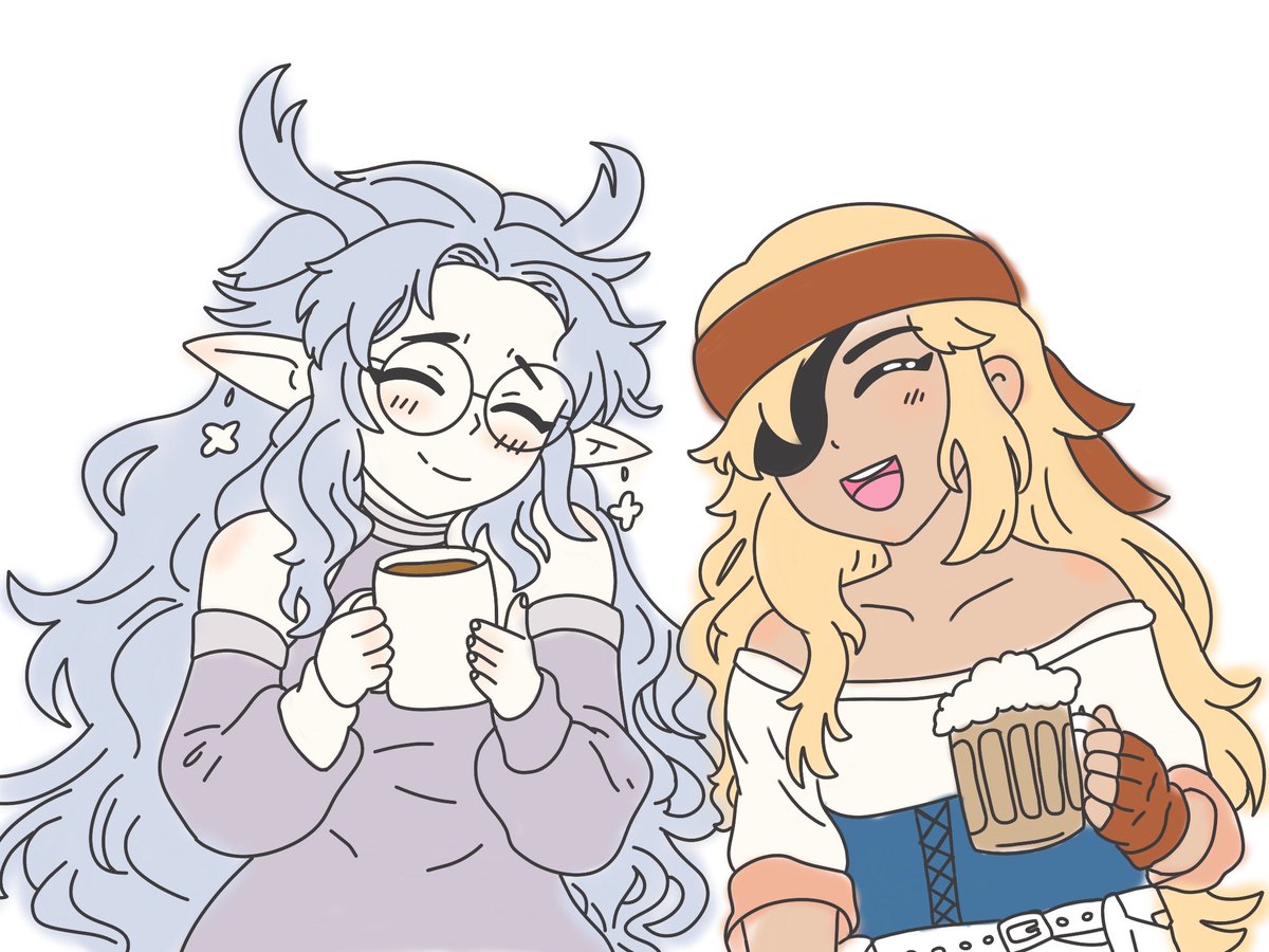 wanchanmiyu's tweet photo. "Cheers!"

@Nova_Australis <3

Now that chat has doomed me by saying my character (from @vtuberorigins) is basically powder from ARCANE, i need actual alcohol.

🎨: Me! (AM PRACTICING MORE!)

#voriginss3 #vorigins #minecraftsmp #vtubers #VtubersEN https://t.co/gbfehVkRF6