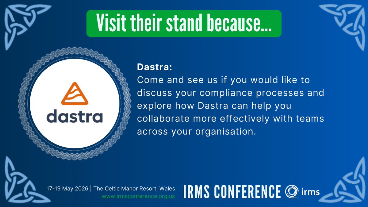 IRMS Conference tweet media