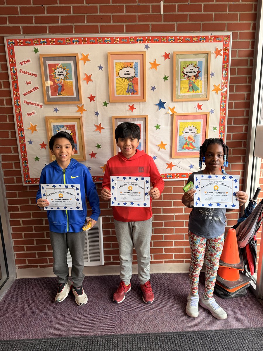 mallory_rengo's tweet photo. Look at these 3 spectacular Tigers who havenβt missed 1 day of school all year as we wrap up 3rd qtr. today! They havenβt been tardy or left the school day early at all, either! Keep up the great work bc we π when youβre here!!! π #bctigers #TeamBPS #bpsne @BirchcrestTiger https://t.co/sNmCFQlJ72
