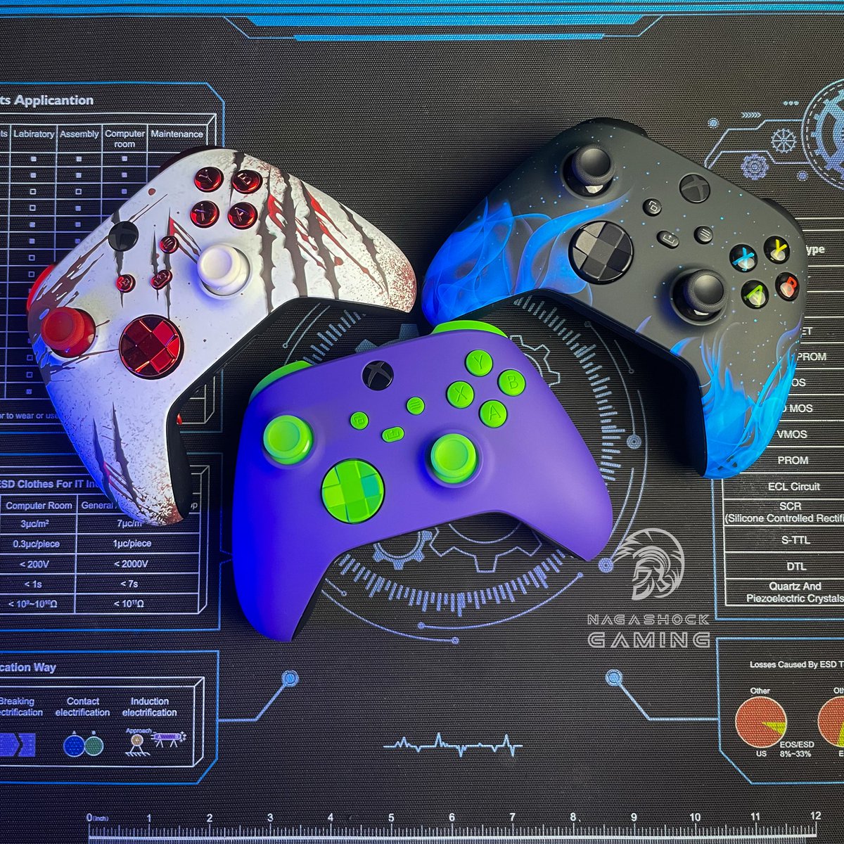 NagashockGaming's tweet photo. Black Ops Royale just dropped and our customers are already locked in. โ ๏ธ
No loadouts. No buy stations. Barely a second chance. Just pure survival โ and the right controller.
#BlackOpsRoyale #blackout2 https://t.co/Vl8AYLmYHH