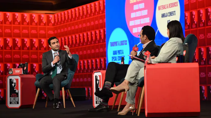 IndiaToday's tweet photo. #IndiaTodayConclave26 || How is the global energy landscape changing? @AdaniKaran explains 

Read More: https://t.co/VC03ozdQdy https://t.co/rBoO1HIkQ0