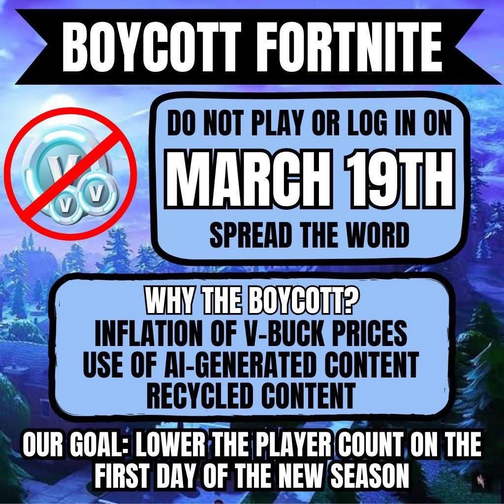 TTVBasicC4mry's tweet photo. Fortnite players be dumb as hell wtf is this 😭 booo FUCKIN HOOOOO!! Should we cancel the grocery store next for groceries going up?? #Fortnitenews https://t.co/uiJFKz8aFz