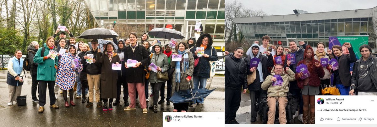 Hasard ou coïncidence ?

2 listes de gauche (PS et LFI) qui tractent au même endroit au même moment; et qui prennent la photo devant le même bâtiment.

Curieux quand même, surtout quand on connait les accointances entre les deux listes 😏