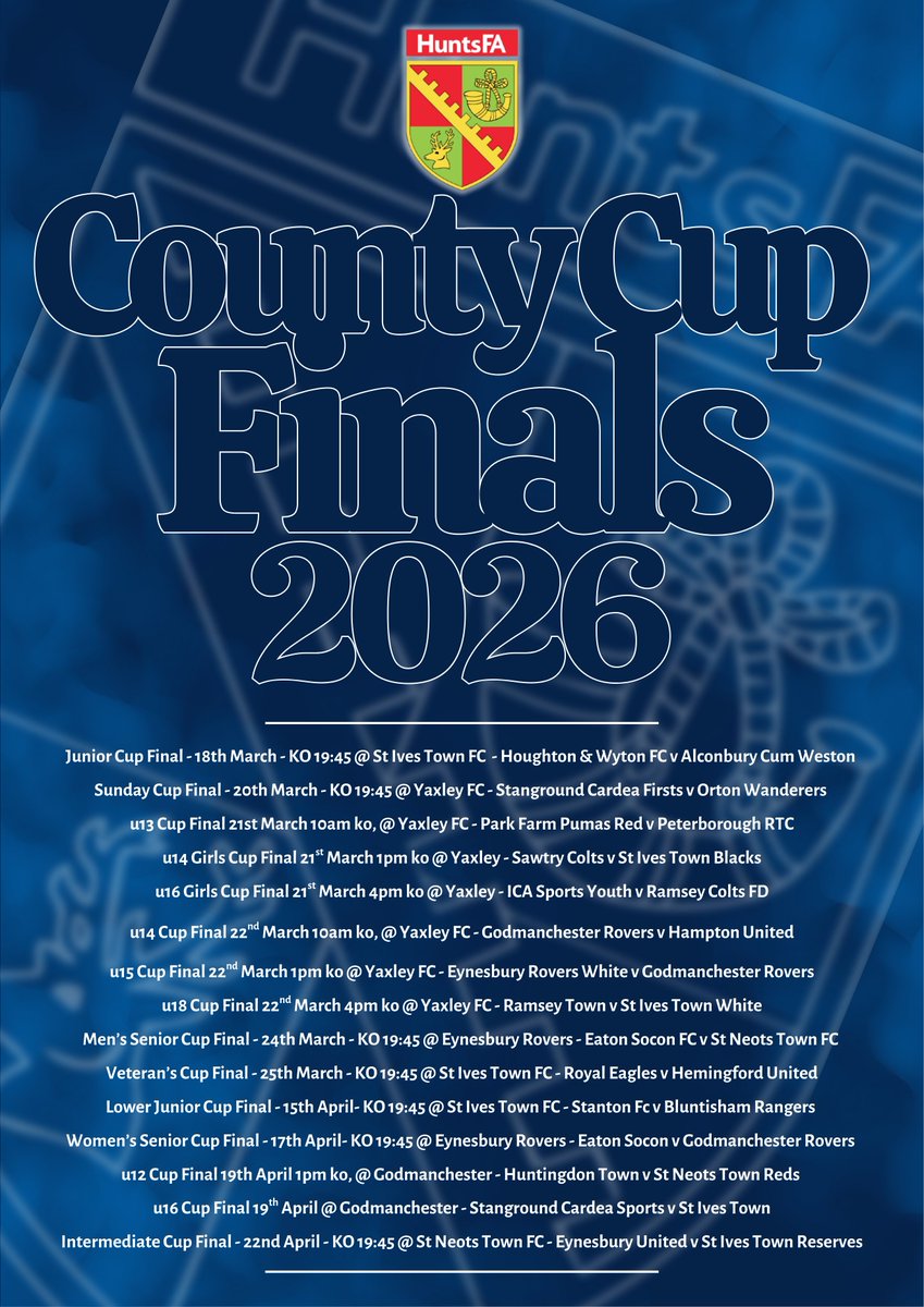 Huntingdonshire FA tweet media