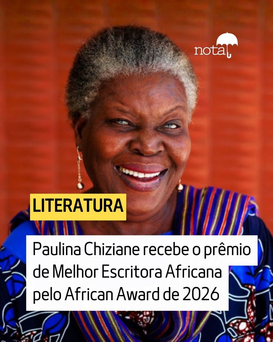 IMPORTANTÍSSIMO! 🚨Paulina Chiziane recebe o prêmio de Melhor Escritora Africana pelo African Award de 2026 ❤️📚

aulina Chiziane, escritora moçambicana, foi nomeada Melhor Escritora de África no African Award – Creators and Directors Excellence 2026, uma premiação que é