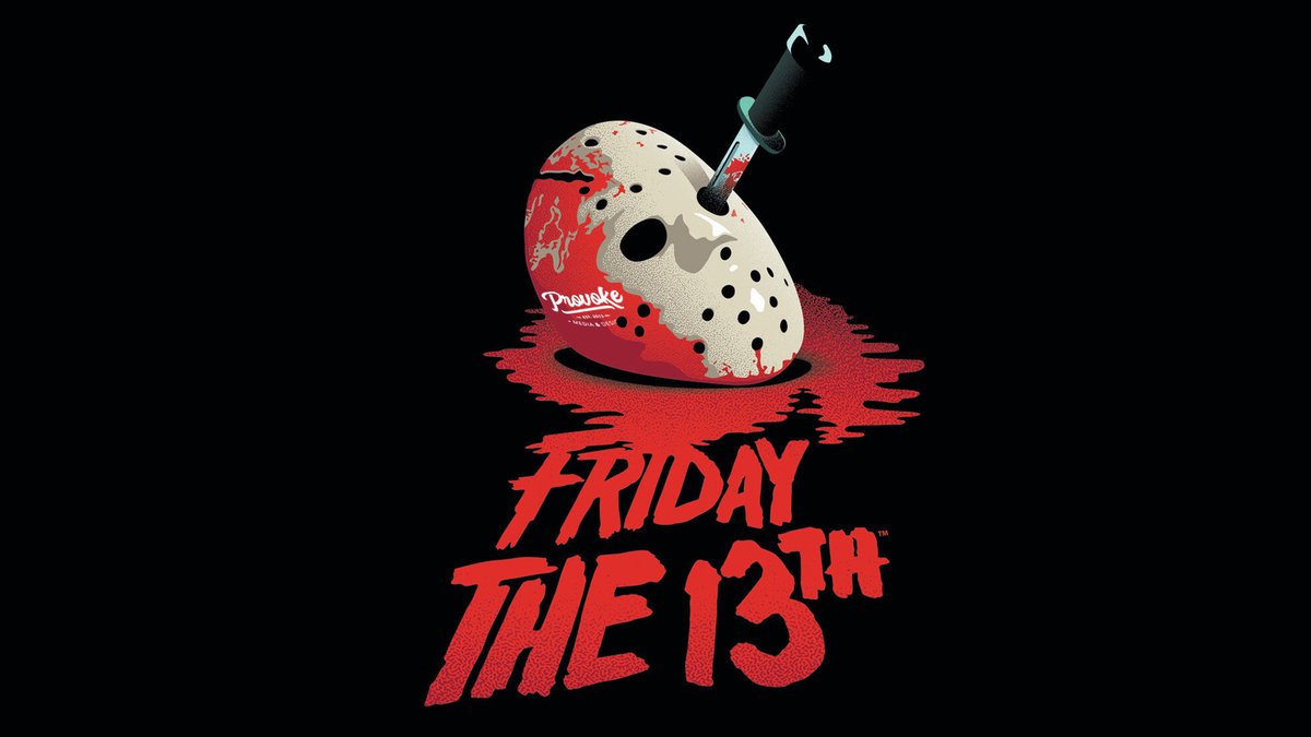 Provoke_Media's tweet image. Friday the 13th.

Some people avoid ladders.

Some blame black cats.

Around Provoke HQ we call it a lucky day… one of Shane's kids was born on a Friday the 13th.

#FridayThe13th #CreativeStudio
NOTE: This image is a love letter to the Movie series and the day!
