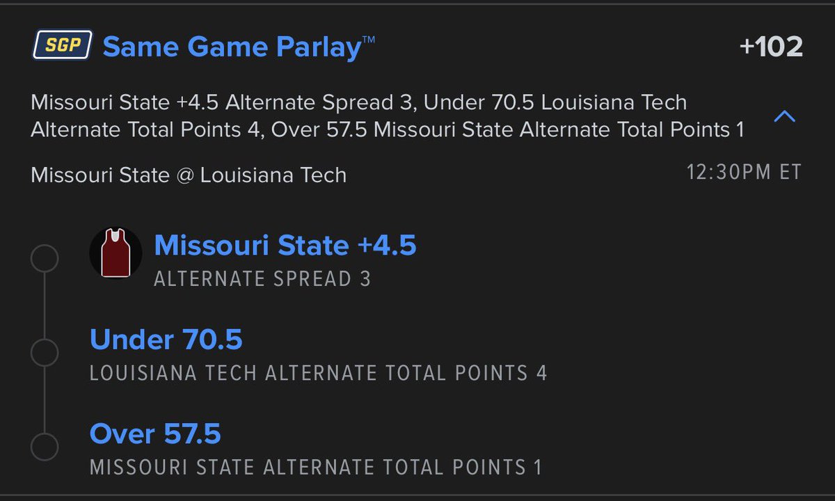 TheFreshPicks's tweet photo. ๐ #NCAAB SGP (+102) ๐ฅ #BettingPicks
Powered by @hofapp โ Data spots winners! ๐
#MSUBears vs #LATechHoops ๐ฅ
๐ Missouri State +4.5 ๐
๐ Louisiana Tech u70.5 ๐
๐ Missouri State o57.5 ๐
Grab FREE trial @hofapp & join wins!
https://t.co/eVGr4UDYQ4 https://t.co/qgsyTkdcYw