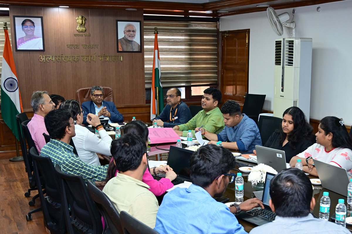 MOMAIndia's tweet photo. The Accounts & Audit Module on the UMEED Central Portal was launched today by Dr. Chandra Shekhar Kumar, Secretary, Ministry of Minority Affairs.
The module provides a structured digital system for recording and managing financial transactions of Waqf institutions by capturing details of income and expenditure. It also enables automated calculation and payment of statutory contributions to the respective State Waqf Boards through the portal.
This initiative will enhance transparency, strengthen financial governance, ensure proper maintenance of accounts, and enable effective monitoring of Waqf institutions. It will also support timely collection of funds meant for the welfare of the poor, women and orphans, while improving overall oversight in the administration of Waqf properties.

 #UMEEDPortal  #Waqf  #MinorityAffairs

 @KirenRijiju @RijijuOffice @GeorgekurianBjp @NMDFCIndia @mygovindia @PIBMinAffairs @PIB_India