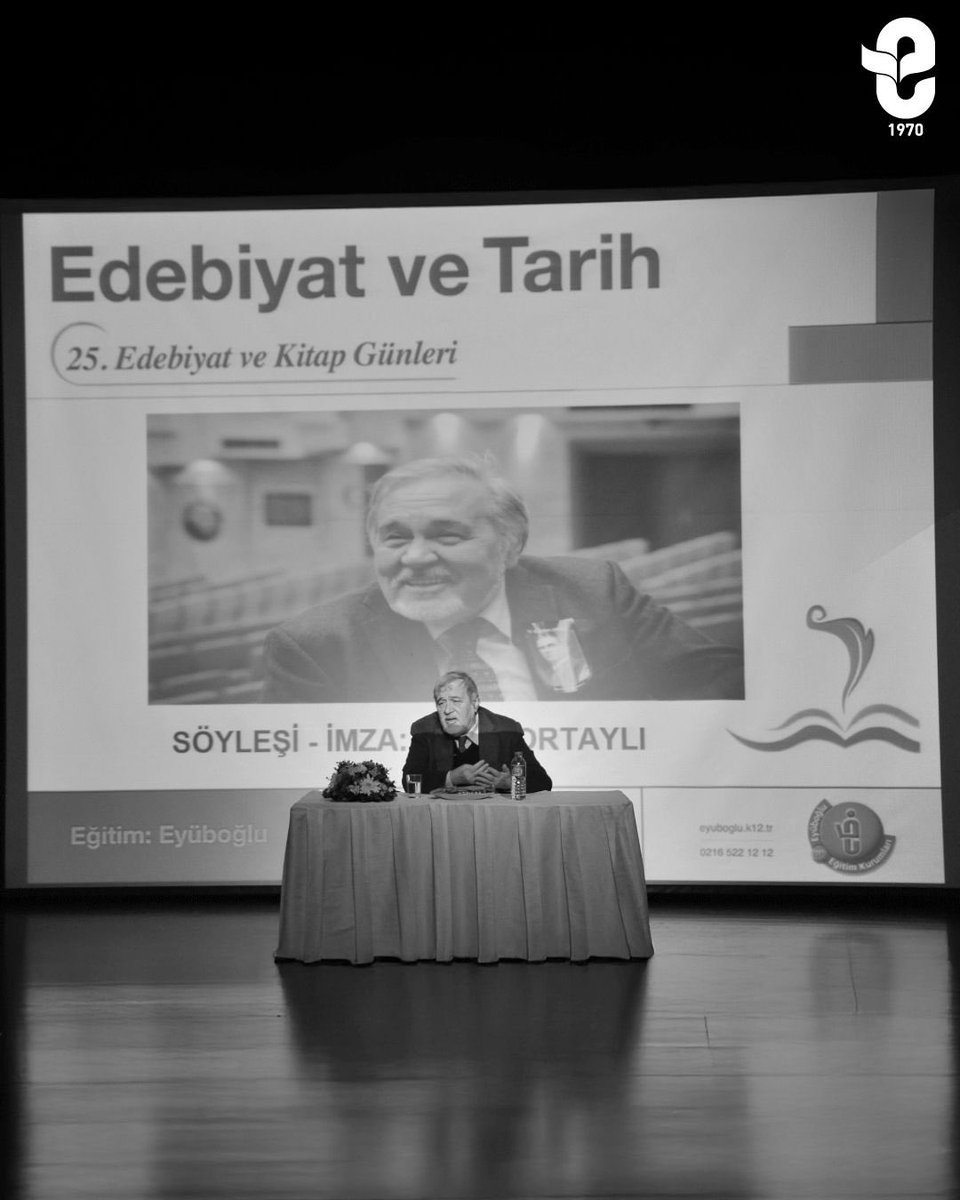 Başımız Sağ Olsun…

Türkiye’nin önde gelen tarihçilerinden, derin bilgi birikimi ve kendine özgü anlatımıyla tarih bilincinin toplumda yaygınlaşmasına büyük katkı sağlayan; 2016 yılında okulumuzda da ağırladığımız değerli bilim insanı, Türk tarihçi, akademisyen, yazar ve Türk