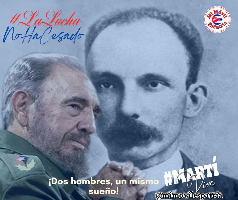 Las ideas independentistas y antimperialistas de Martí y de #Fidel deben estar presentes en el pueblo cubano siempre #LasTunas #PorLasTunasLaVictoria #SíSePuede #PorUn26EnEl26