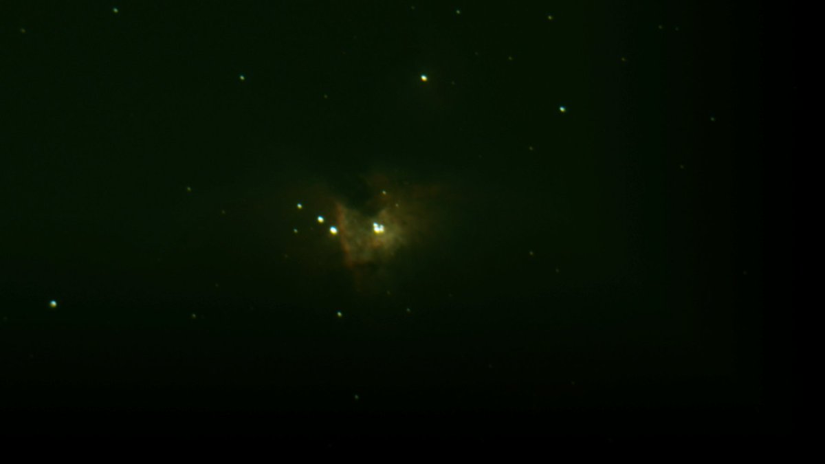 From zero setup to a real image of the Orion Nebula in under 5 minutes.

No editing. No shortcuts. Just live stacking and a small telescope.

Watch it happen in real time:
 youtu.be/U72OmaOrz0E

#Astrophotography #OrionNebula #SharpCap