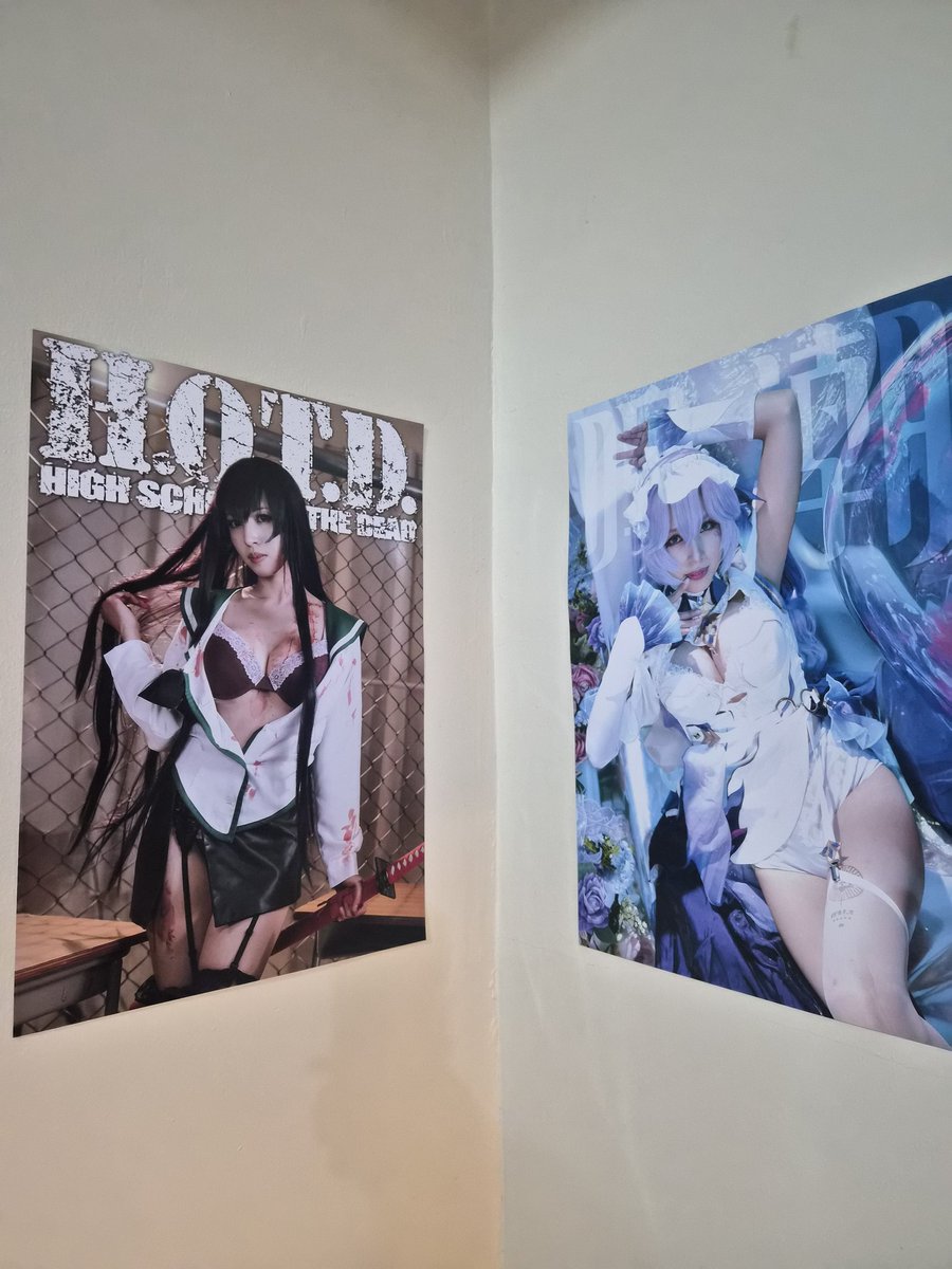 EriMayuu's tweet photo. My new A3 merch is available on CosCarni!! So excited to meet everyone again 🥰 https://t.co/YRv2O1DAEQ