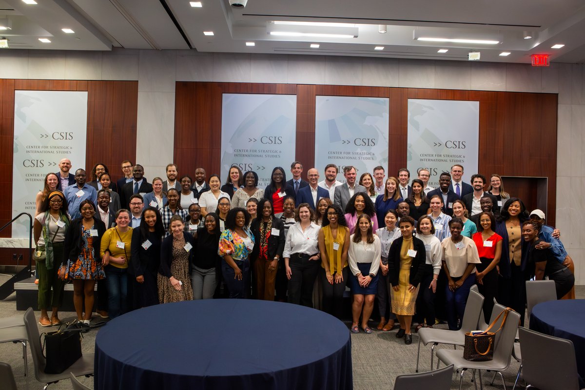 JDevermont's tweet photo. A strong U.S.-Africa policy community is growing in DC. On Wednesday, we brought together the current cohort and alumni of @CSISAfrica African Policy Accelerator, as well as partners and members of the diplomatic corps, for an evening of conversation, connection, and community. https://t.co/vp0UfqGmh9