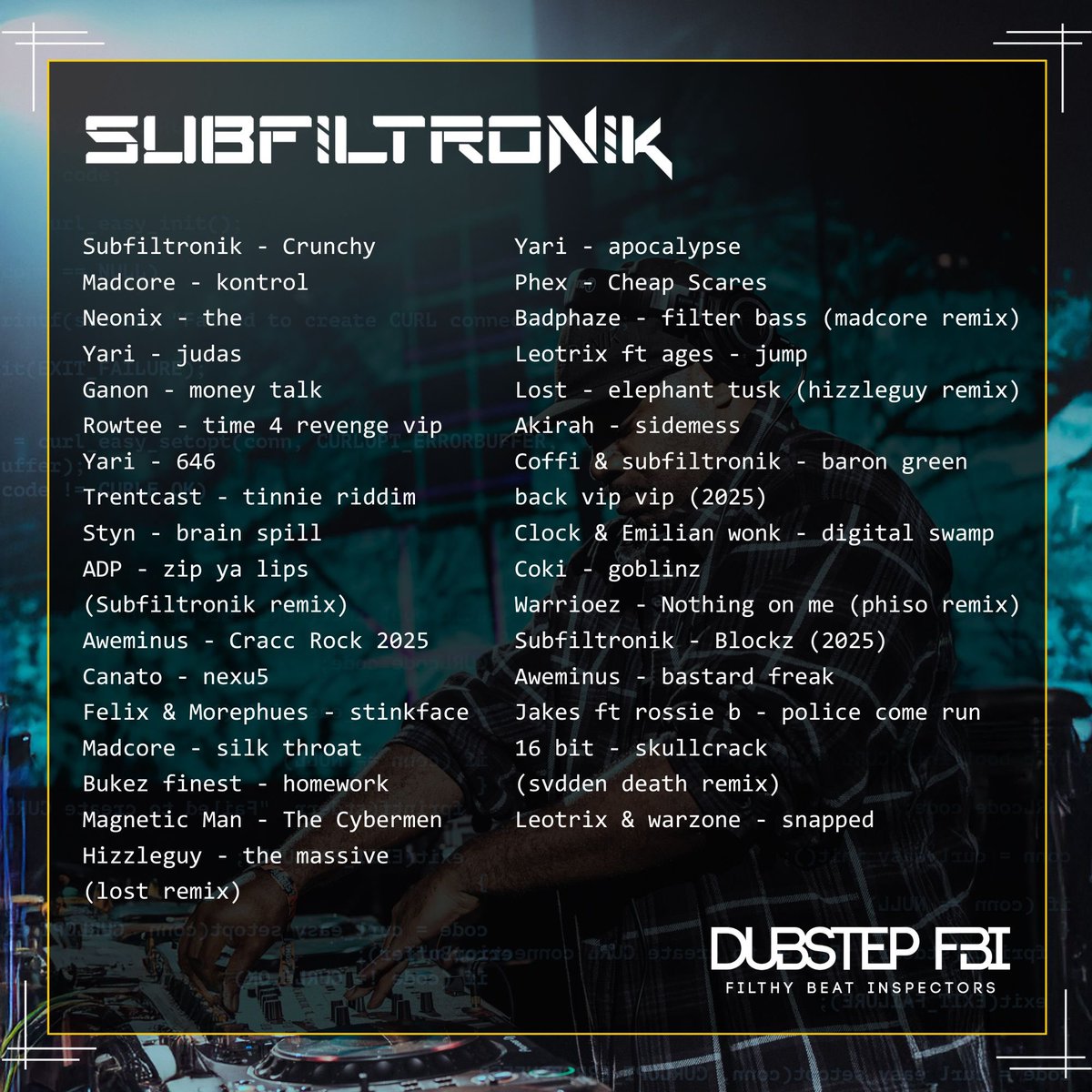 FILTHY BEAT INSPECTORS tweet media