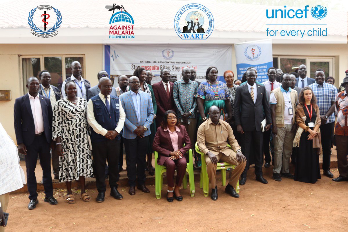 Wartsouthsudan's tweet photo. #MalariaPrevention #LLINCampaign #WART
WART coordinated the LLIN campaign launch in Rumbek, bringing together Lakes State leaders, partners & communities to promote proper mosquito net use and strengthen malaria prevention. Supported by @AgainstMalaria & @unicefssudan . https://t.co/7QQ2nLohsk