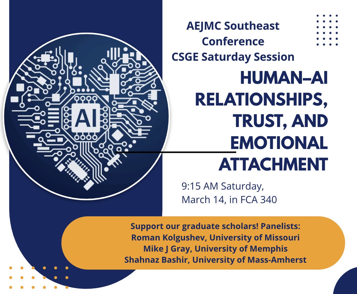 Graduate Education Commission (AEJMC) tweet media