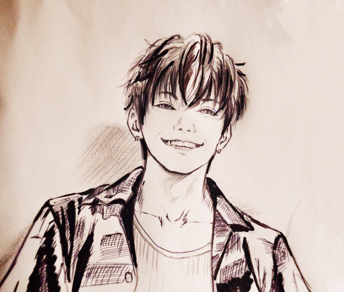 wing_617's tweet photo. 龍一くん、いつもありがとう!
デビュー25周年、おめでとうございます👏🏻✨
 龍一くんがいてくれたから、今の自分がいると思っています、本当に感謝しています。
(久しぶりに描きました、あまり上手くないけど精いっぱい頑張りました！
@ryuichidravil https://t.co/OBw1Qcyqbb