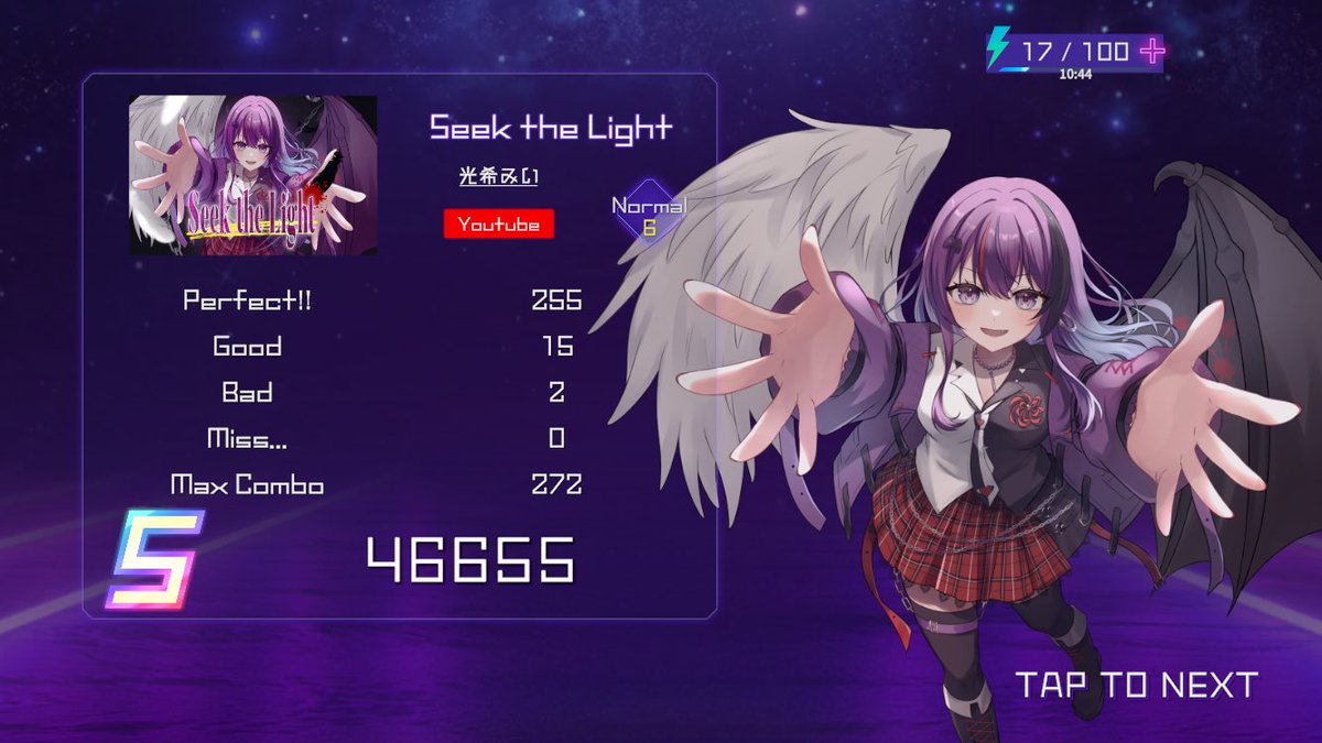 kadoyan1225's tweet photo. 少しずつ目と手が慣れてきたかな?
今度はハードで取れるように頑張ります…!
…道のりはまだまだ遠い(・_・;
#Vbeat https://t.co/YNhRv1NLbB
