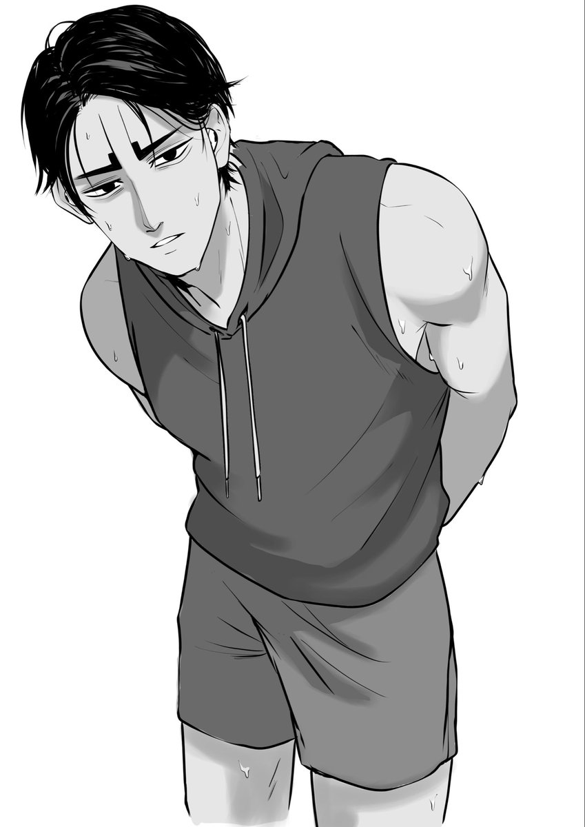 漫画進捗
夏のランニング中🏃
漫画版では見切れる事が確定している絵です…