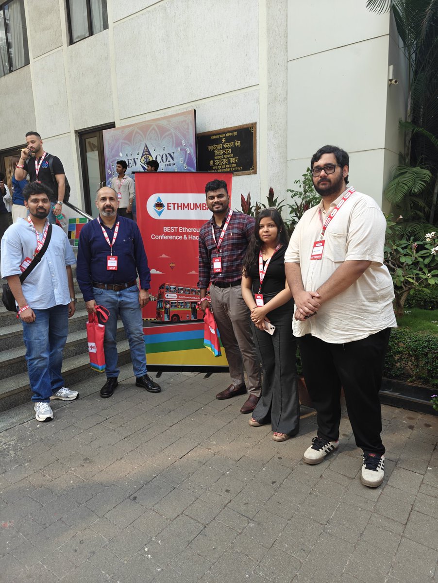 coinchained's tweet photo. Our #eXchange1 team had an incredible time at @ethmumbai! It was inspiring to see so many bright young minds innovating for the future of finance. What an event! 🚀💡 #buidl #ethmumbai https://t.co/i8WTvRx90G