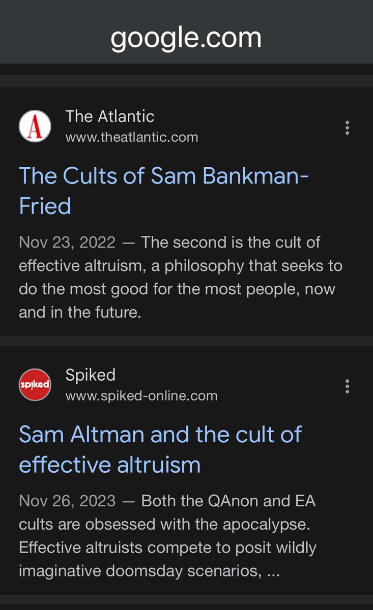 usablemachines's tweet photo. The lack of diving into the motivations and character of these AI CEOs and scientists makes your podcast just a fluff piece. 

The most important thing in AI right now is Anthropic is banned from Federal use because of their deep ties to the Effective Altruism cult which has anti-human progress values and is working to depopulate the planet. These are critical motivations to understand about people who also say they are happily building a machine god to rule over us.

Avoiding the topic is a disservice to your listeners who do not understand who they may be partnering and sharing their most sensitive data with.