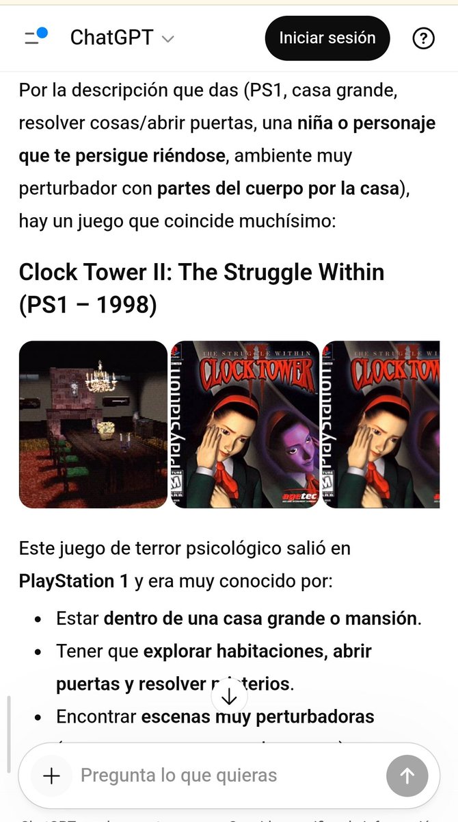 saraisabelbp's tweet photo. Mi infancia 🥲 chat gpt resulta ser útil https://t.co/AFA7eBo2vr