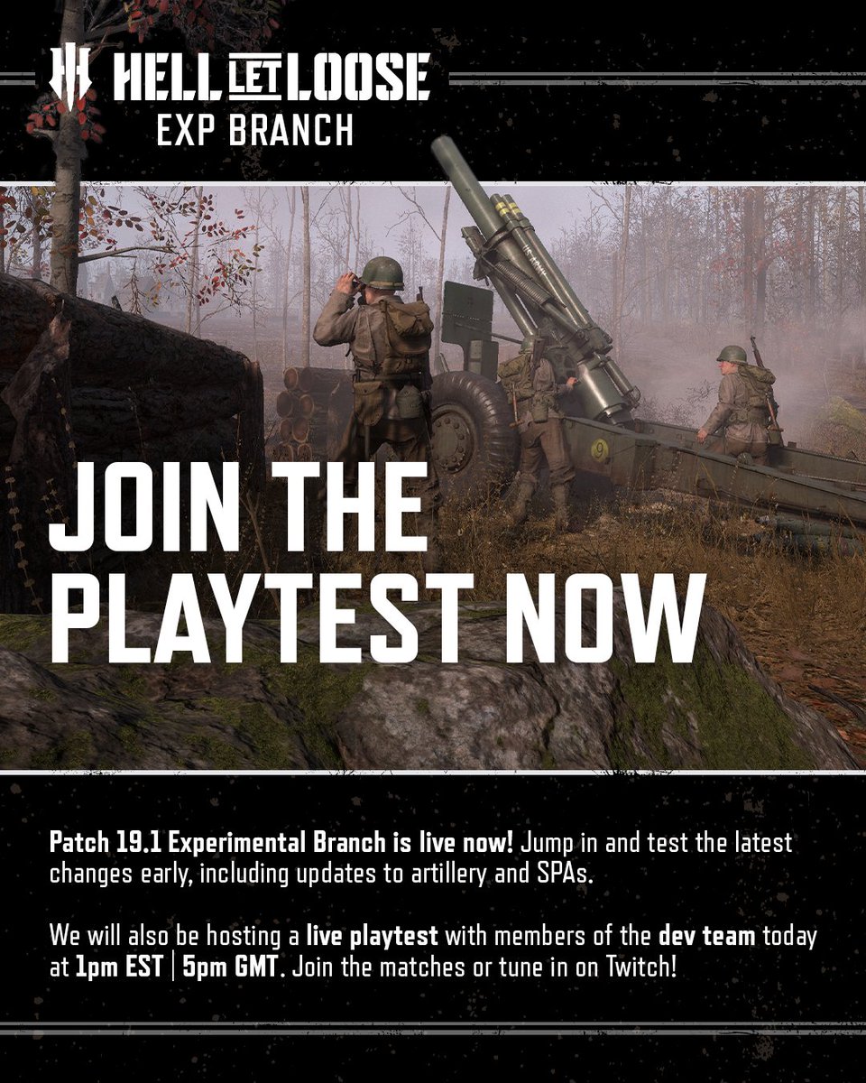 Hell Let Loose tweet media