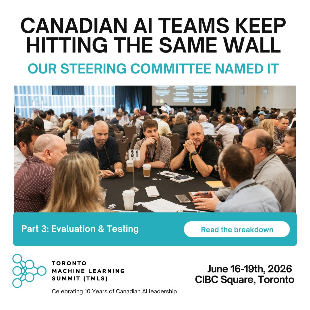 Toronto Machine Learning Society (TMLS) tweet media