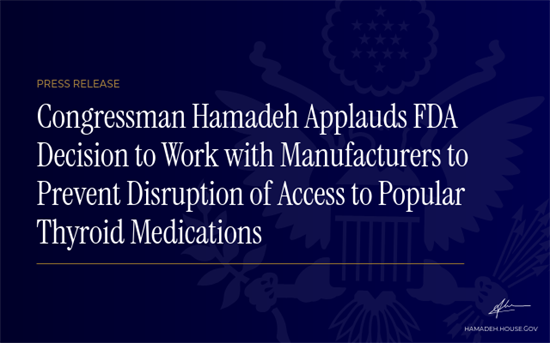 Office of Congressman Abe Hamadeh tweet media