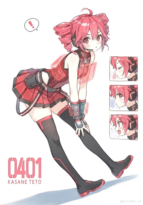 #重音テト 近未来衣装テトさん