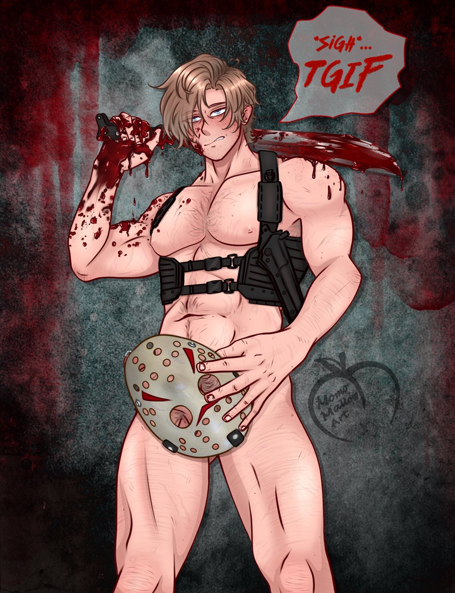 MomoAfterDark's tweet photo. Happy Friday the 13th from Leon 🔞vers 👀 #LeonKennedy #RE9  #ResidentEvil https://t.co/NCpuu6NX45