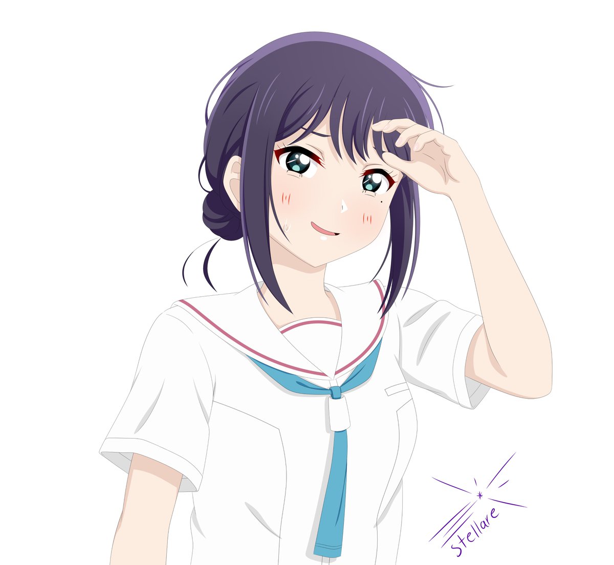 "Kaguya, what are you doing now?" 
#超かぐや姫 #酒寄彩葉 
#CosmicPrincessKaguya