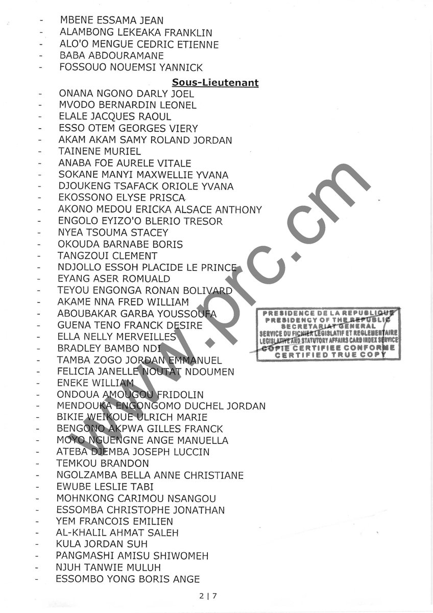 President Paul BIYA tweet media