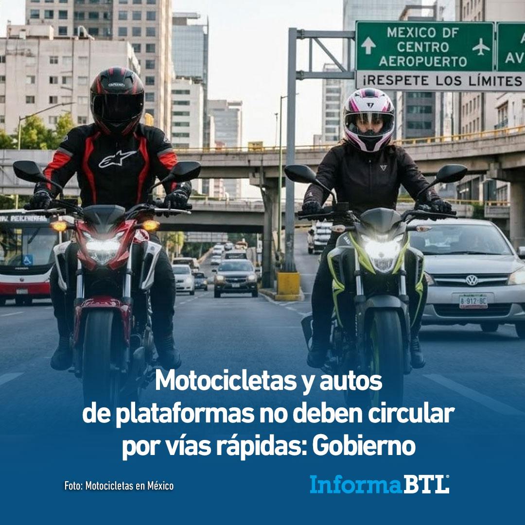 InformaBTL's tweet image. El Gobierno que las motocicletas de baja cilindrada no deben circular por vías rápidas. La medida busca reducir accidentes y proteger a conductores y pasajeros. 

Sigue leyendo 🏍️👉 zurl.co/N4Jpz

#movilidad
#delivery
#repartidores
#retail
#lastmile