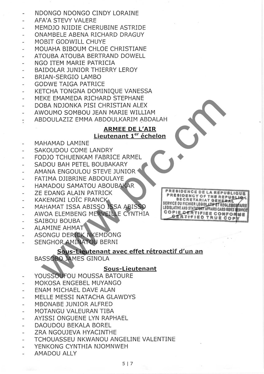 President Paul BIYA tweet media