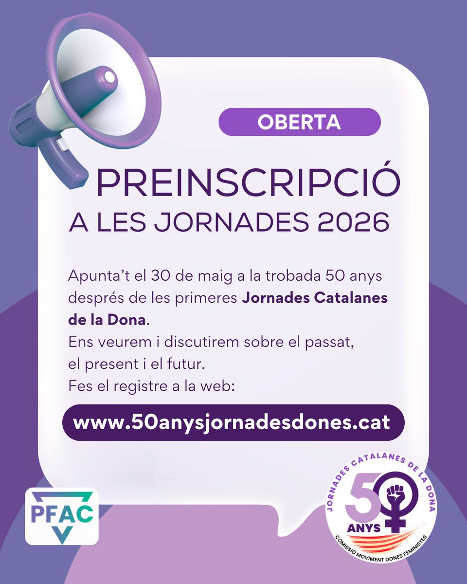 50 anys Jornades Catalanes de la Dona tweet media