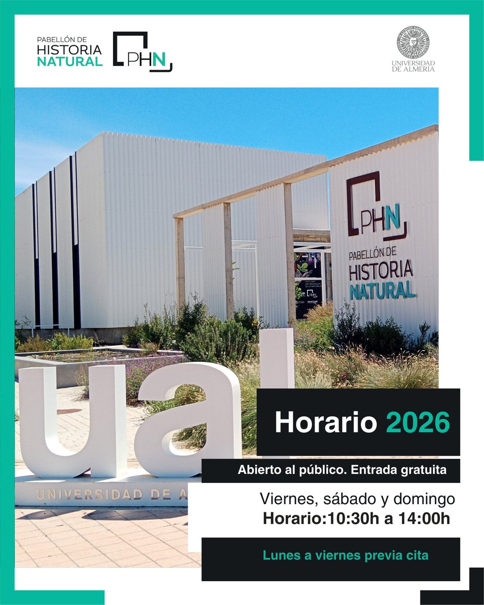 Pabellón Historia Natural de la UAL tweet media