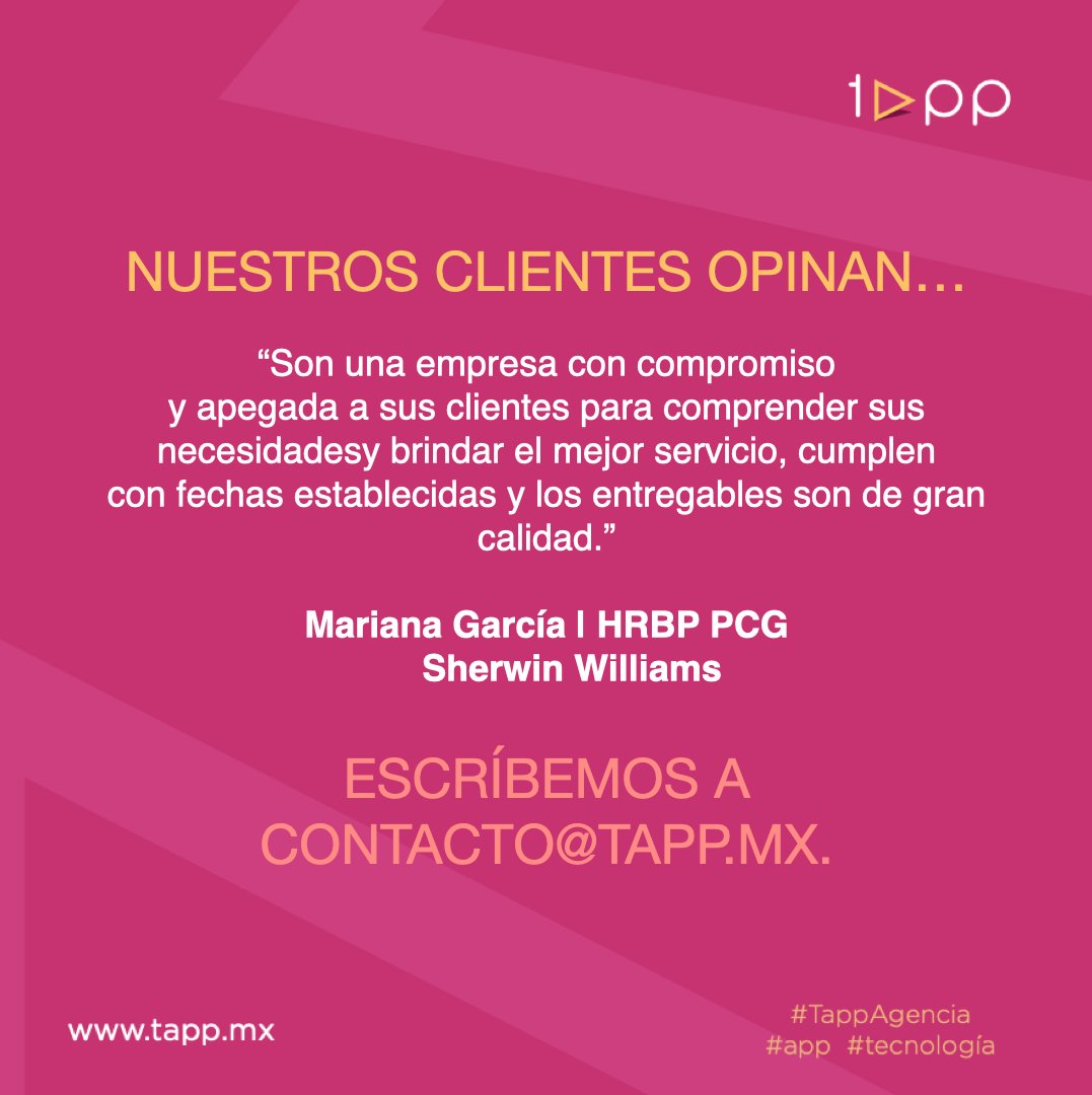 AgenciatApp's tweet photo. En opinión de nuestros clientes… el motor de nuestras ideas.

#ExperienciaAgenciatApp
#SomostApp
#TestimoniostApp https://t.co/mB0CxAQpYr